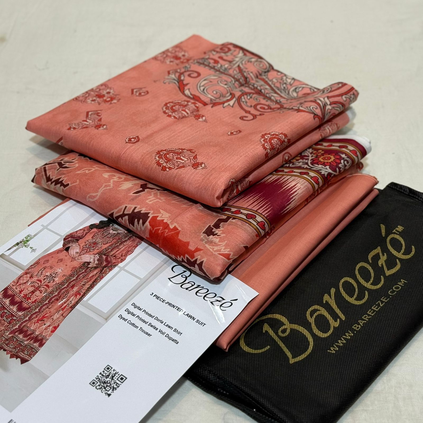 Bareeze Lawn 3Piece