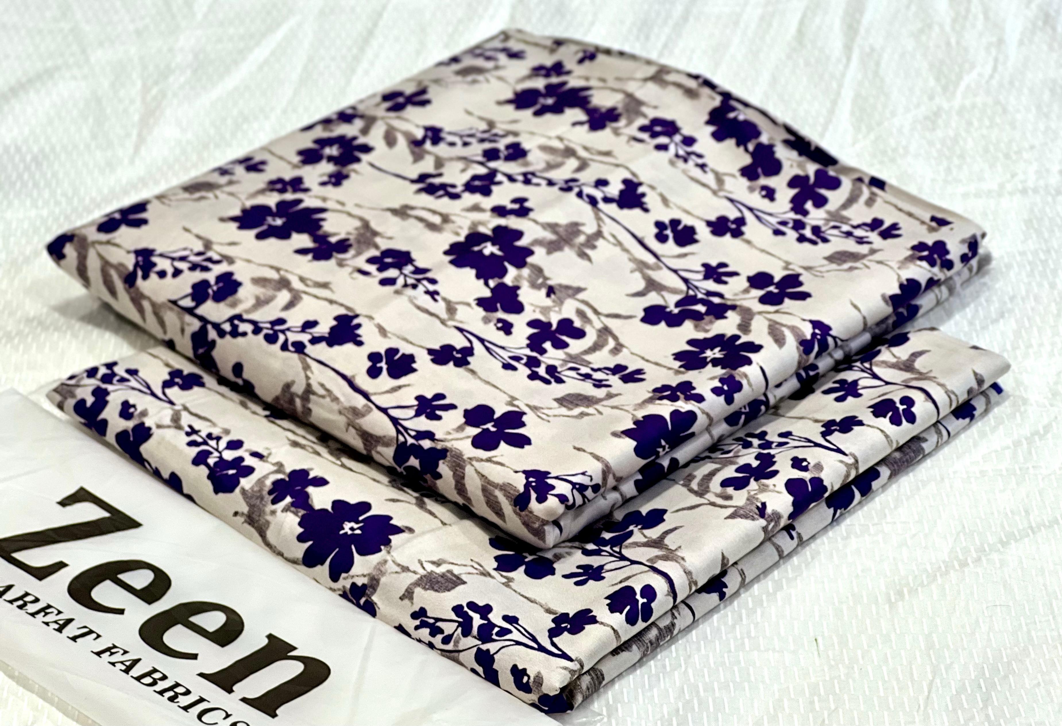 ZEEN Allover Linen 2Piece D-003
