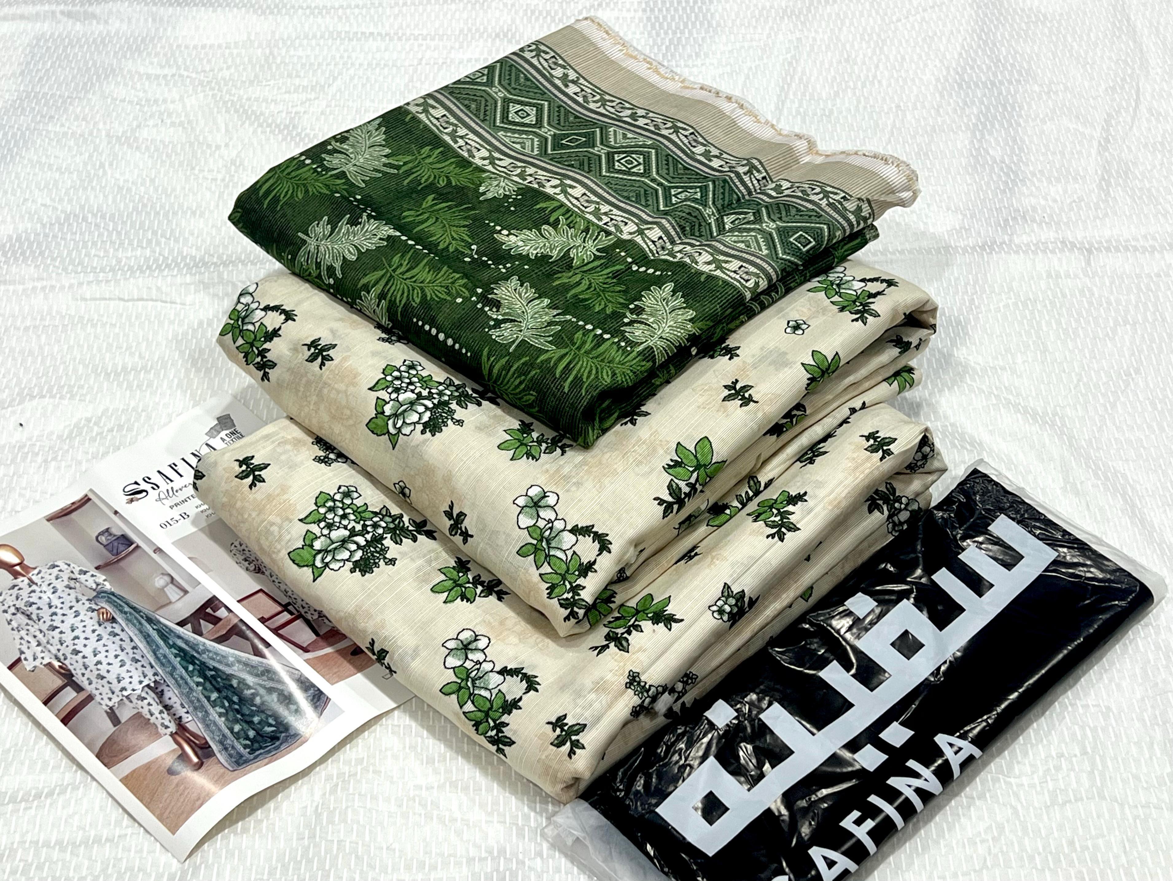 Safina Digital Unstitched Khaddar 3Piece D-017