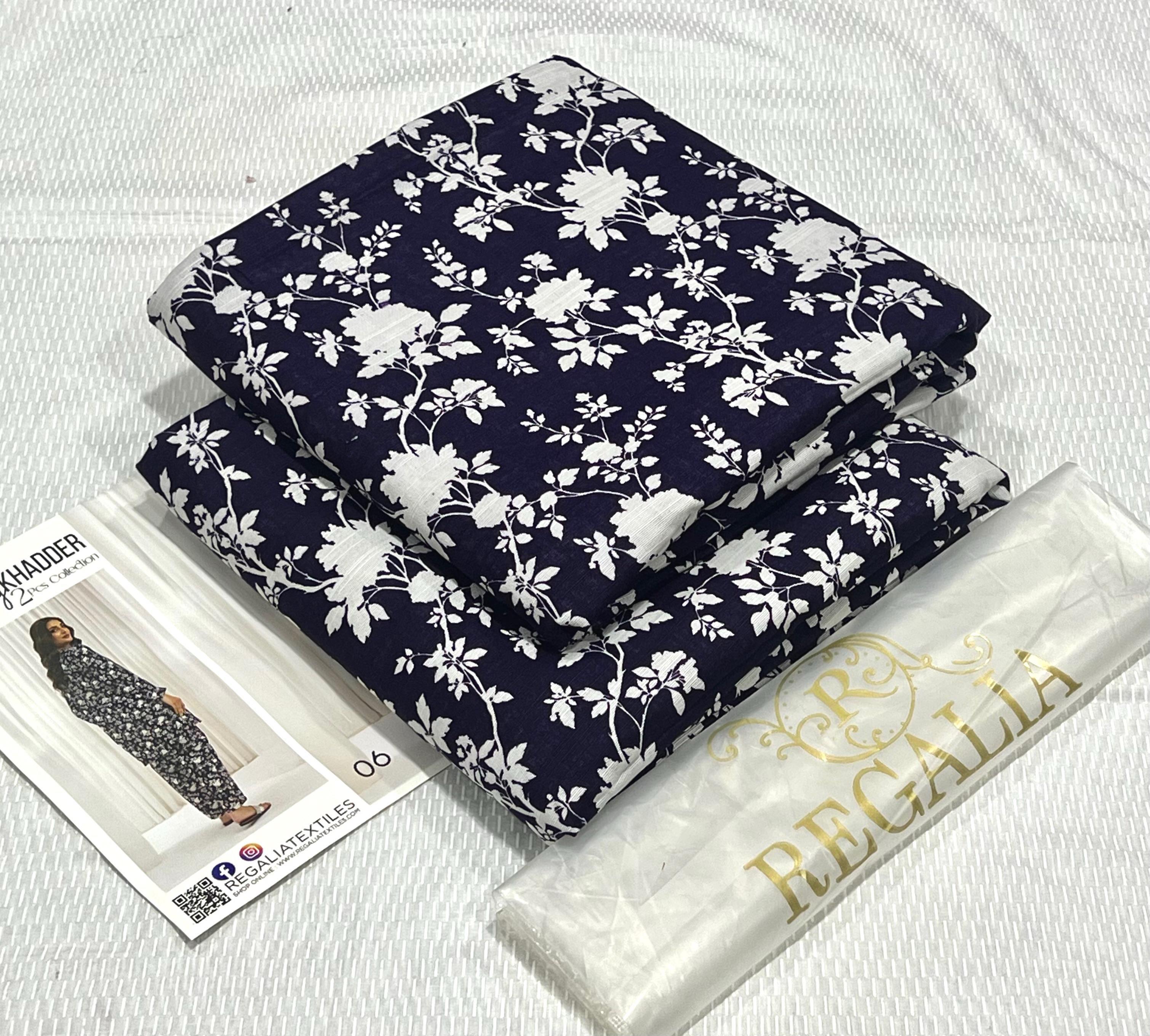 Regalia Cherry Khaddar Unstitched 2Piece D-06