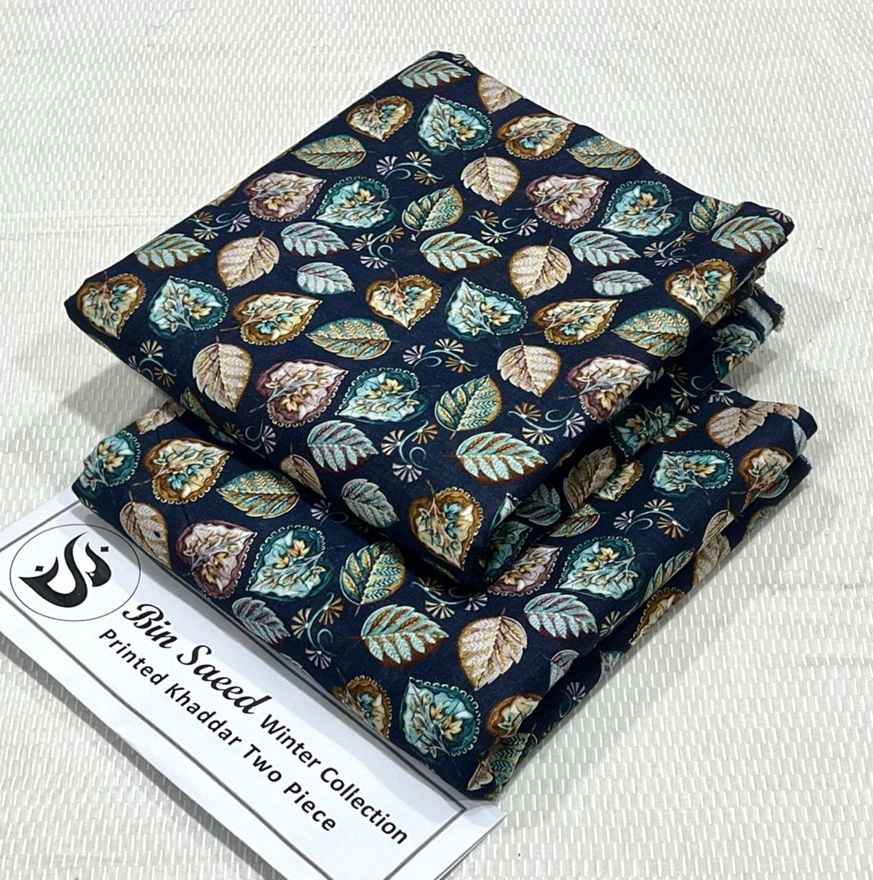Bin Saeed Khaddar Unstitched 2Piece D-001