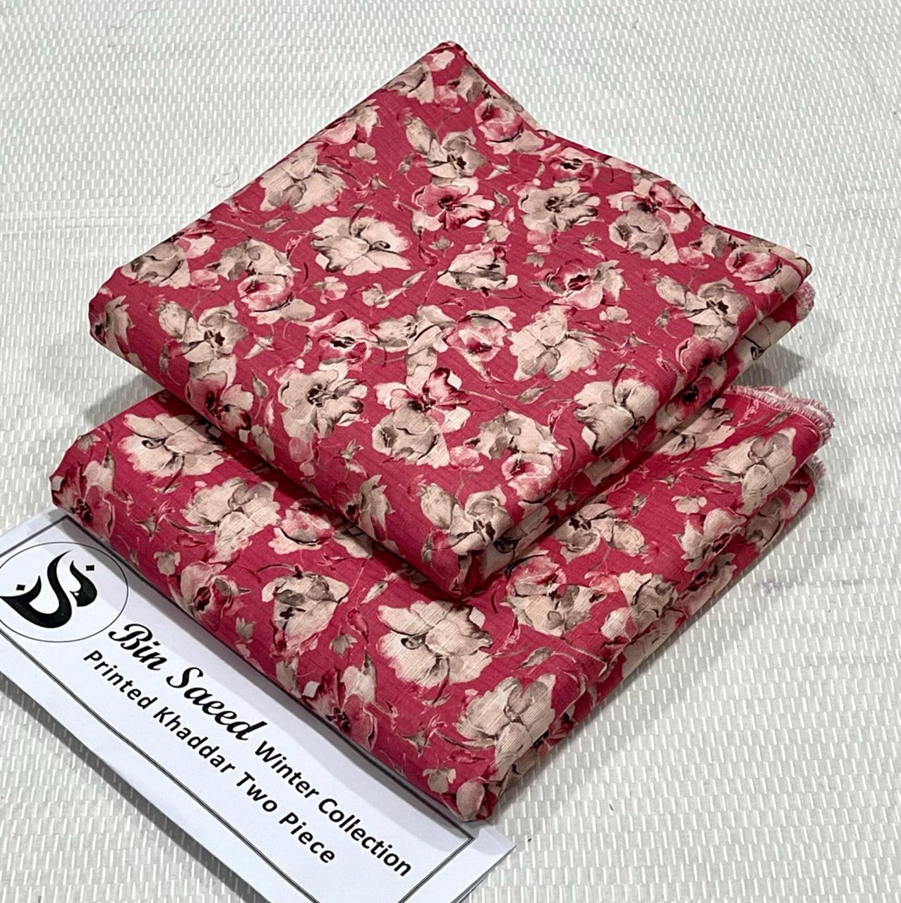 Bin Saeed Khaddar Unstitched 2Piece D-003