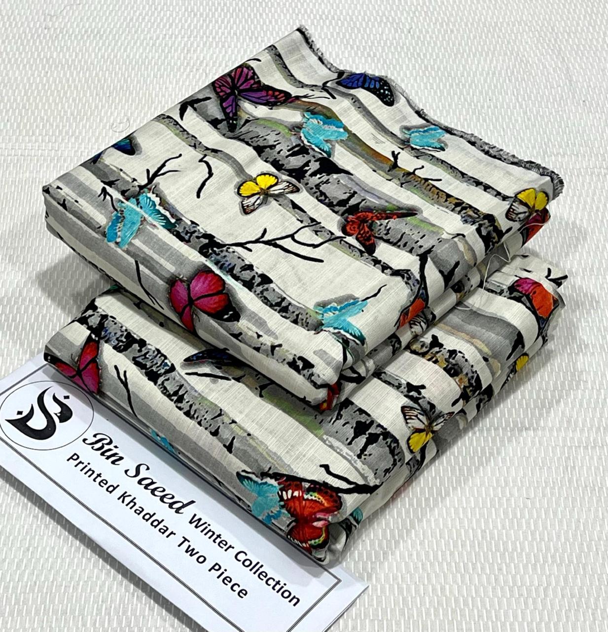 Bin Saeed Khaddar Unstitched 2Piece D-006