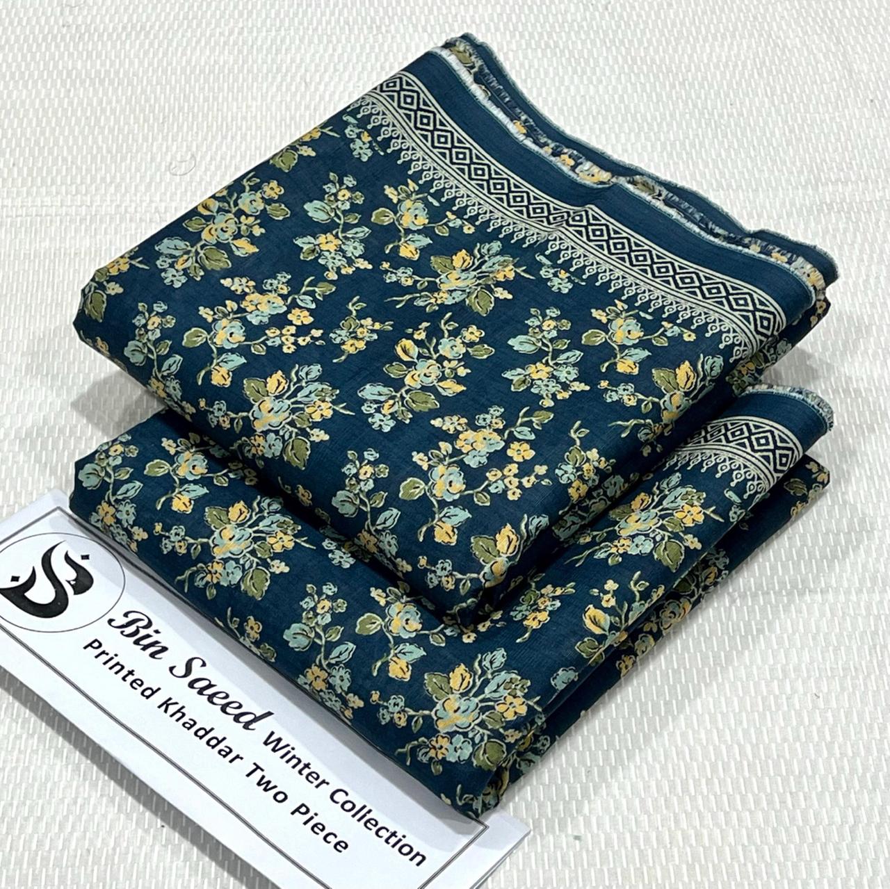 Bin Saeed Khaddar Unstitched 2Piece D-009