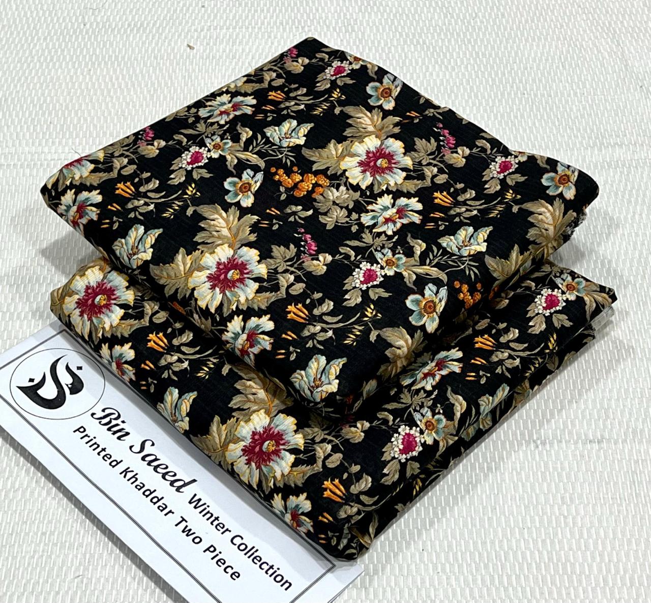 Bin Saeed Khaddar Unstitched 2Piece D-015