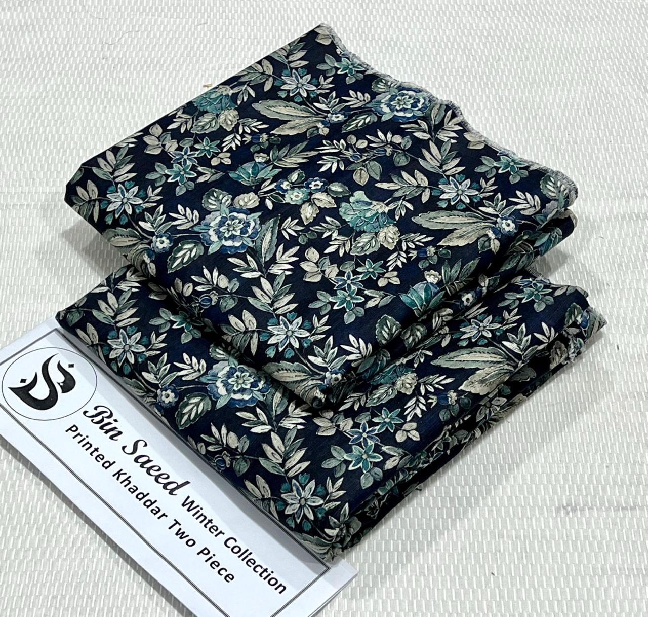 Bin Saeed Khaddar Unstitched 2Piece D-016