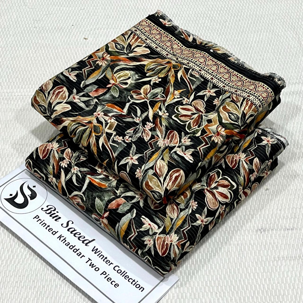 Bin Saeed Khaddar Unstitched 2Piece D-017