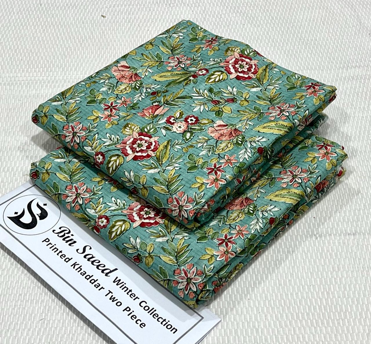 Bin Saeed Khaddar Unstitched 2Piece D-018