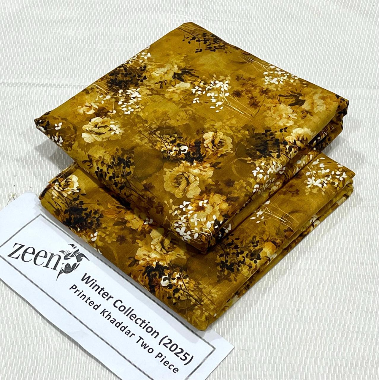ZEEN Khaddar Unstitched 2Piece D-010