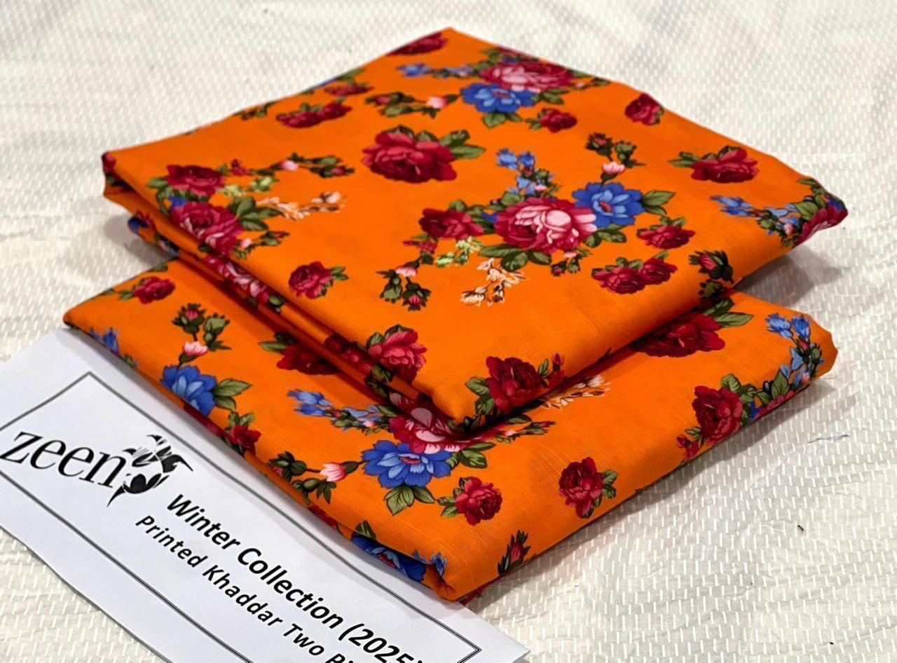 ZEEN Khaddar Unstitched 2Piece D-042