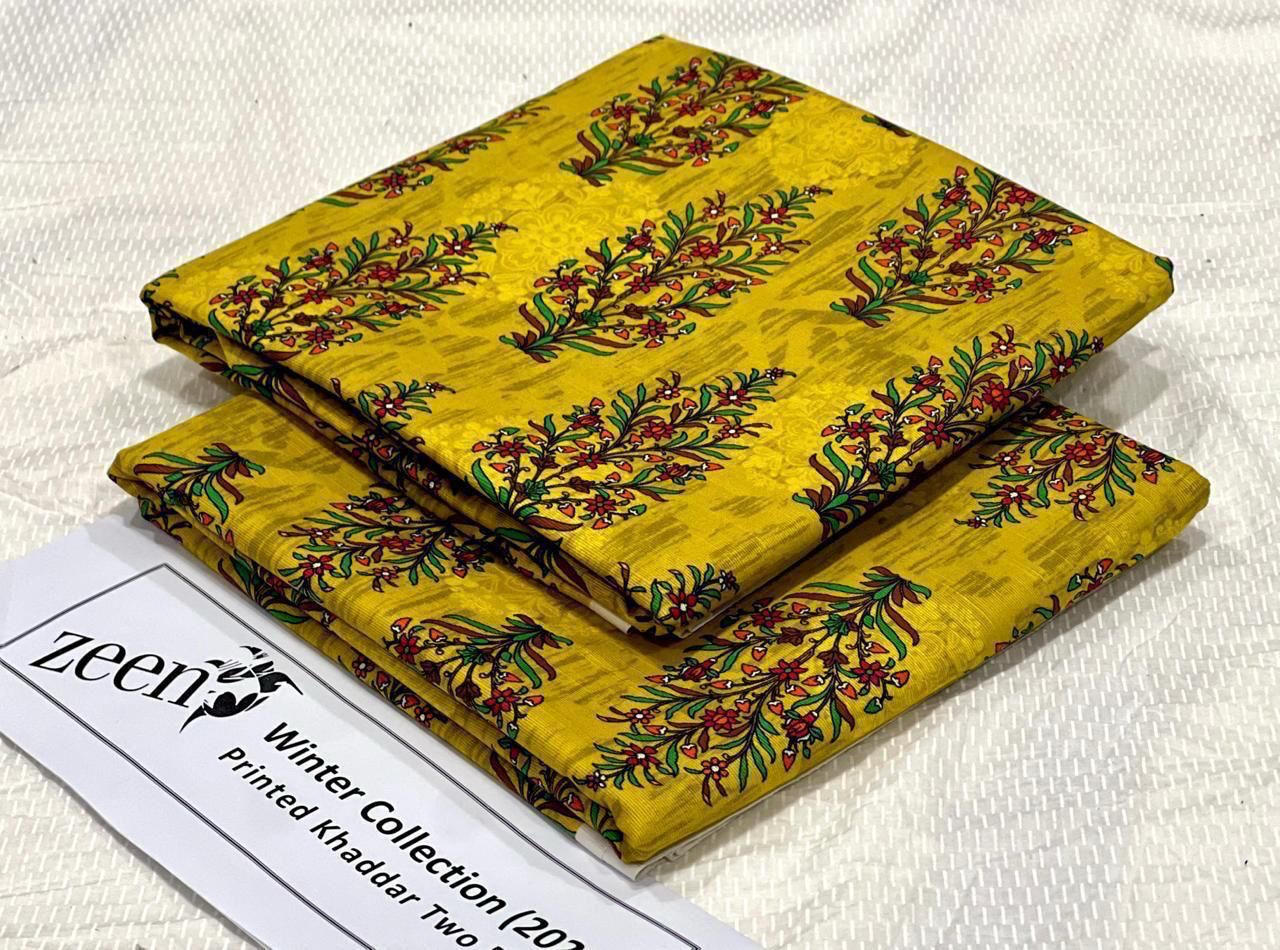ZEEN Khaddar Unstitched 2Piece D-043