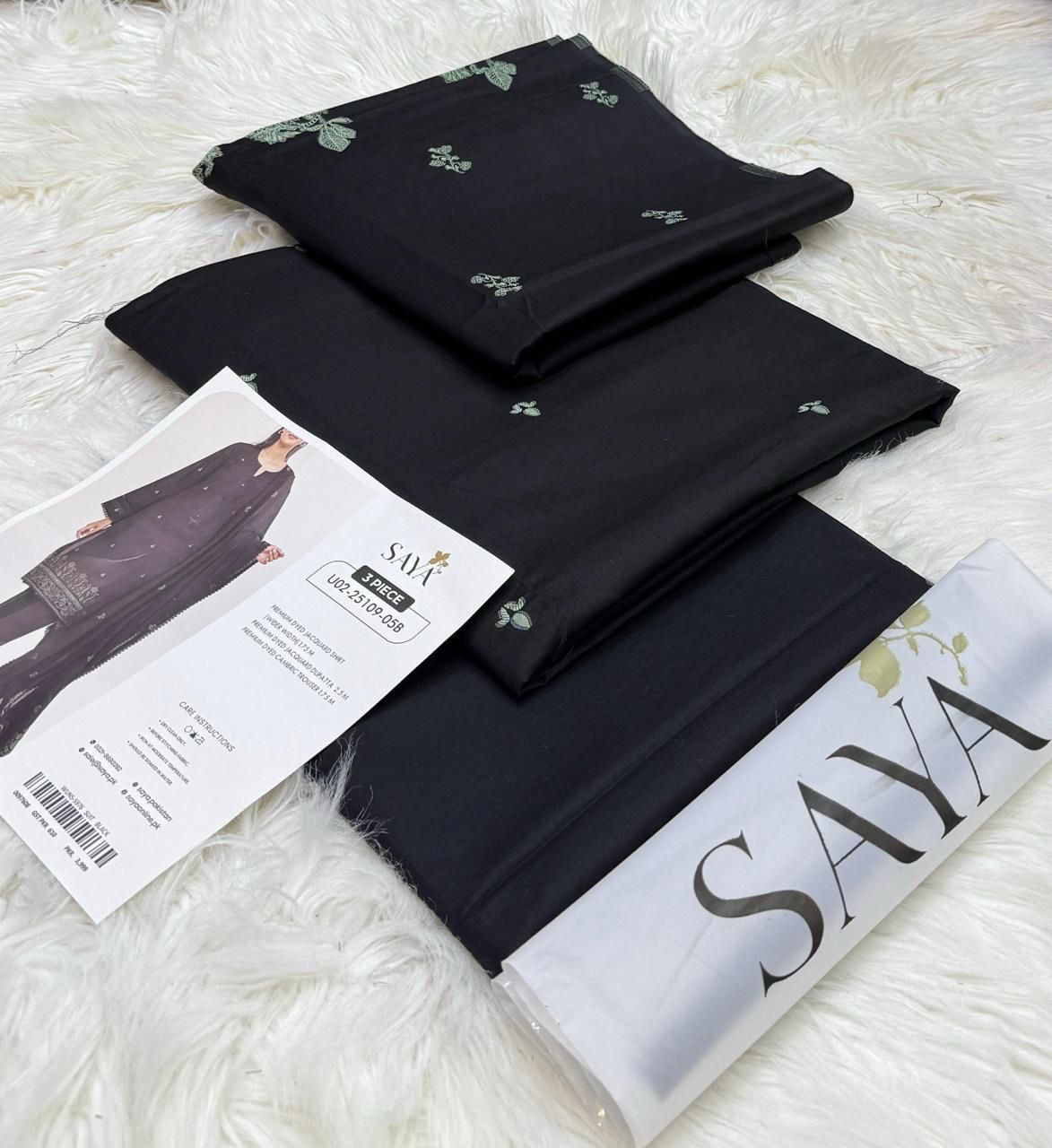 Saya Jacquard Cotton 3 Piece D-011