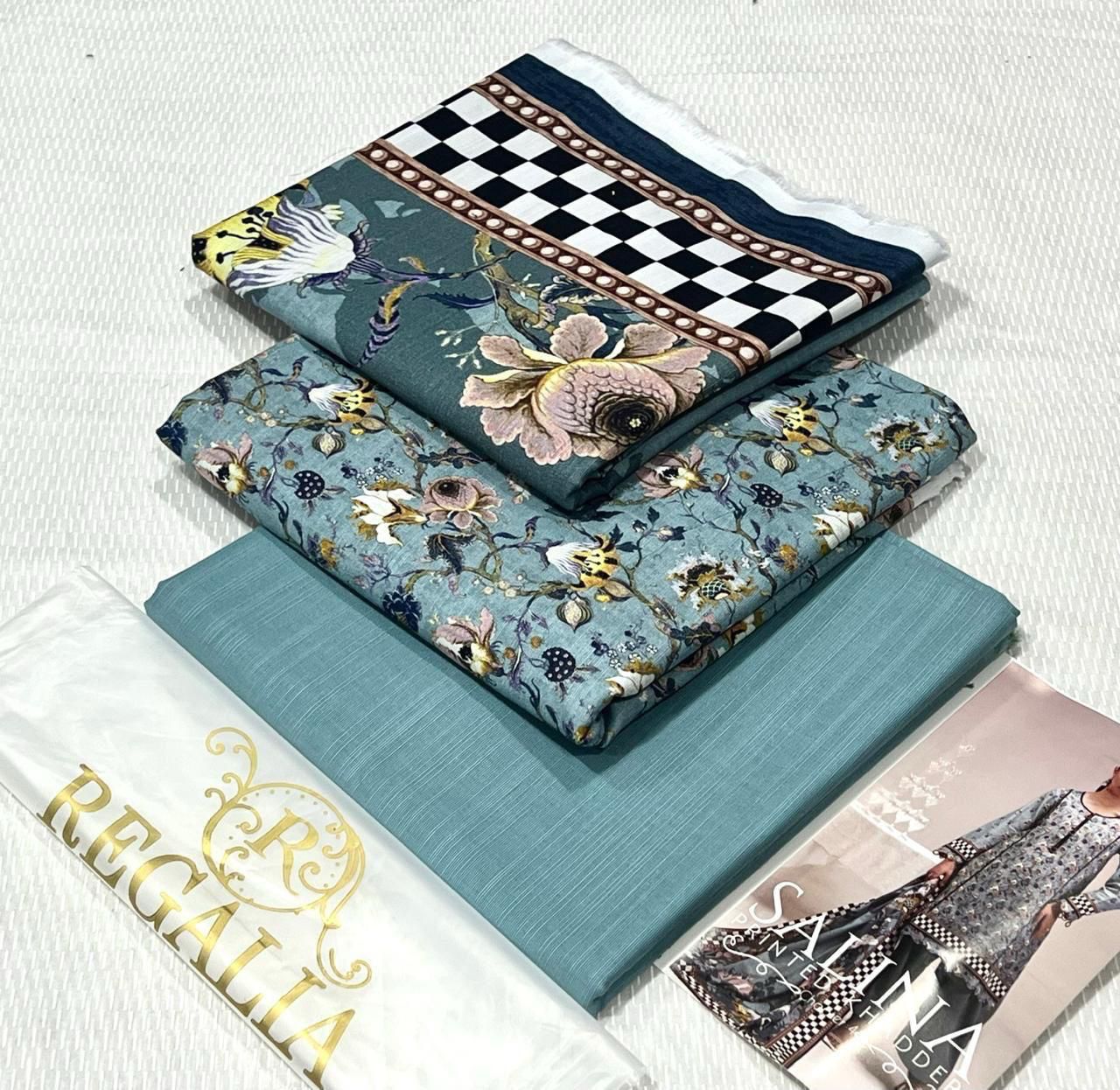 Salina Khaddar 3Piece D-007