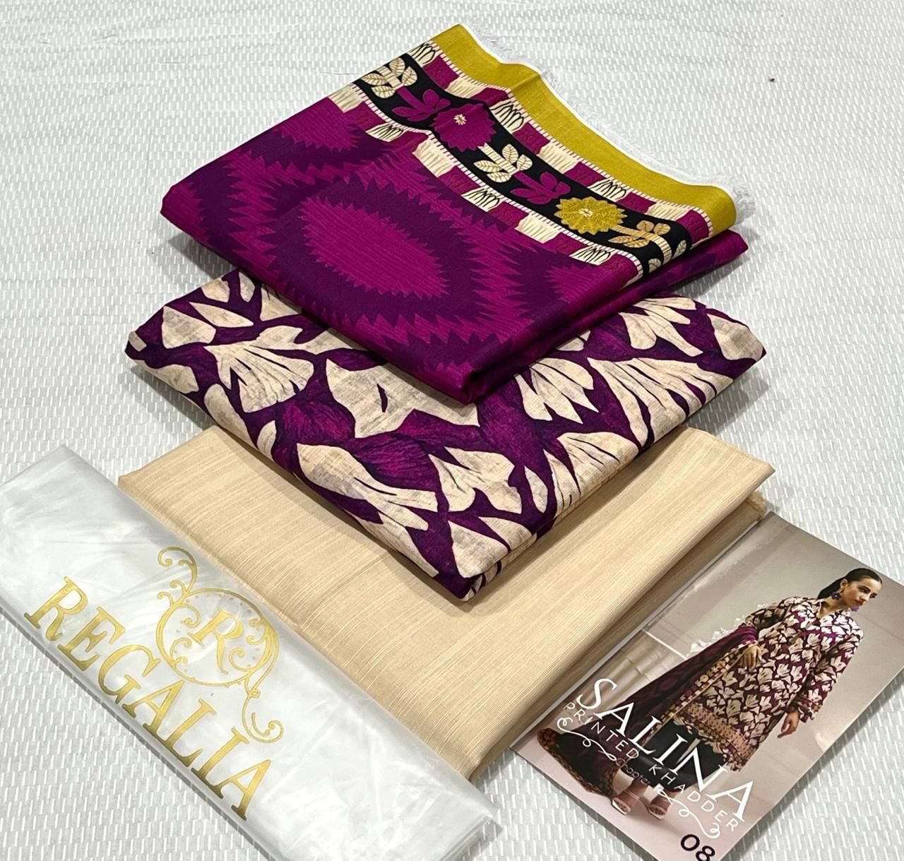 Salina Khaddar 3Piece D-008